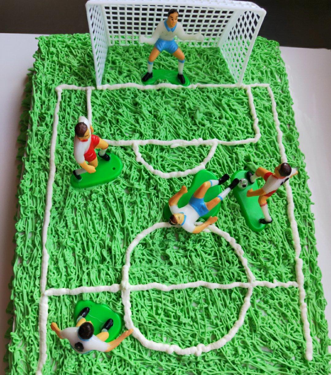 男人爱的蛋糕之足球场景蛋糕