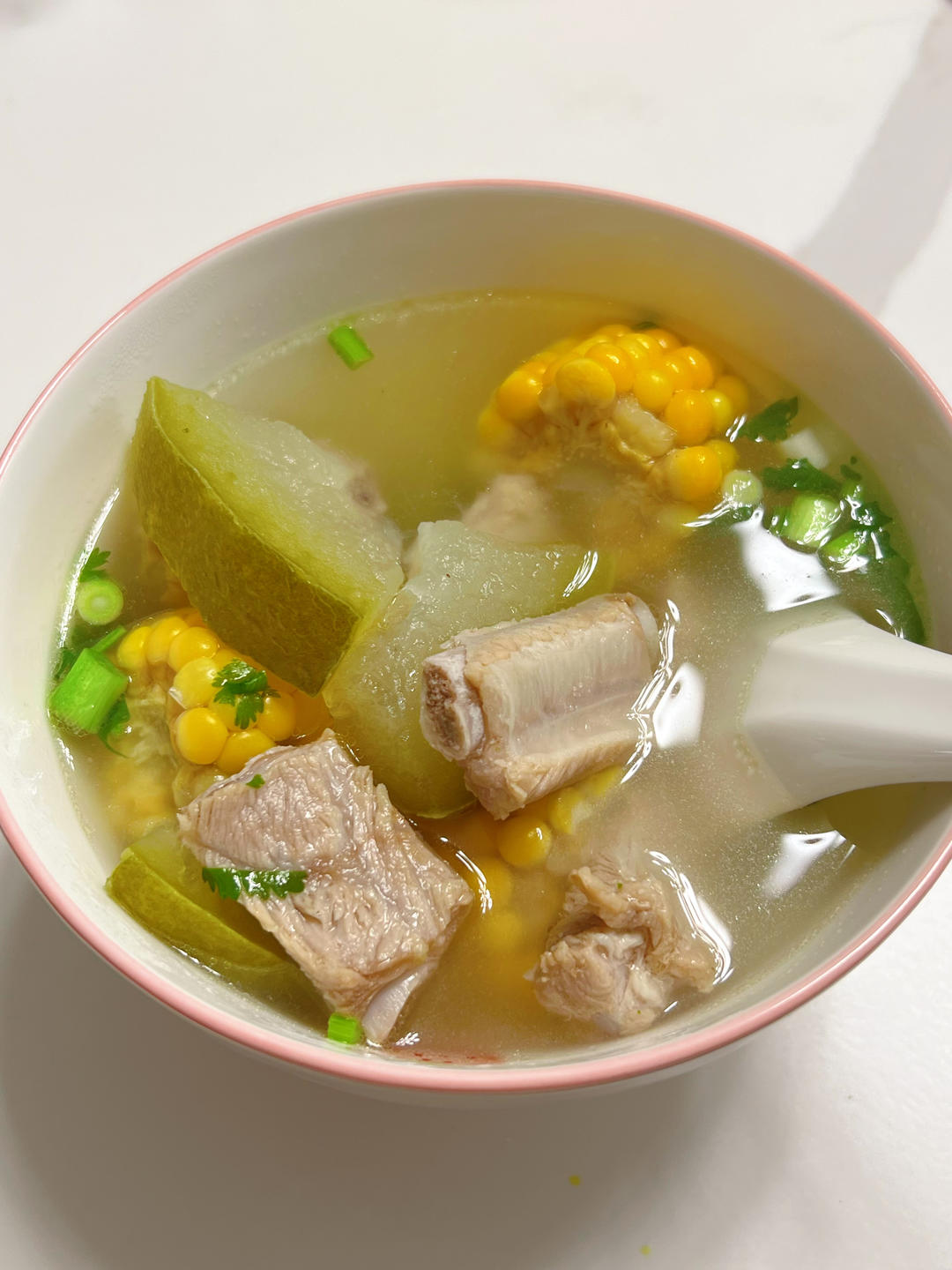 冬瓜排骨汤，夏天的味道
