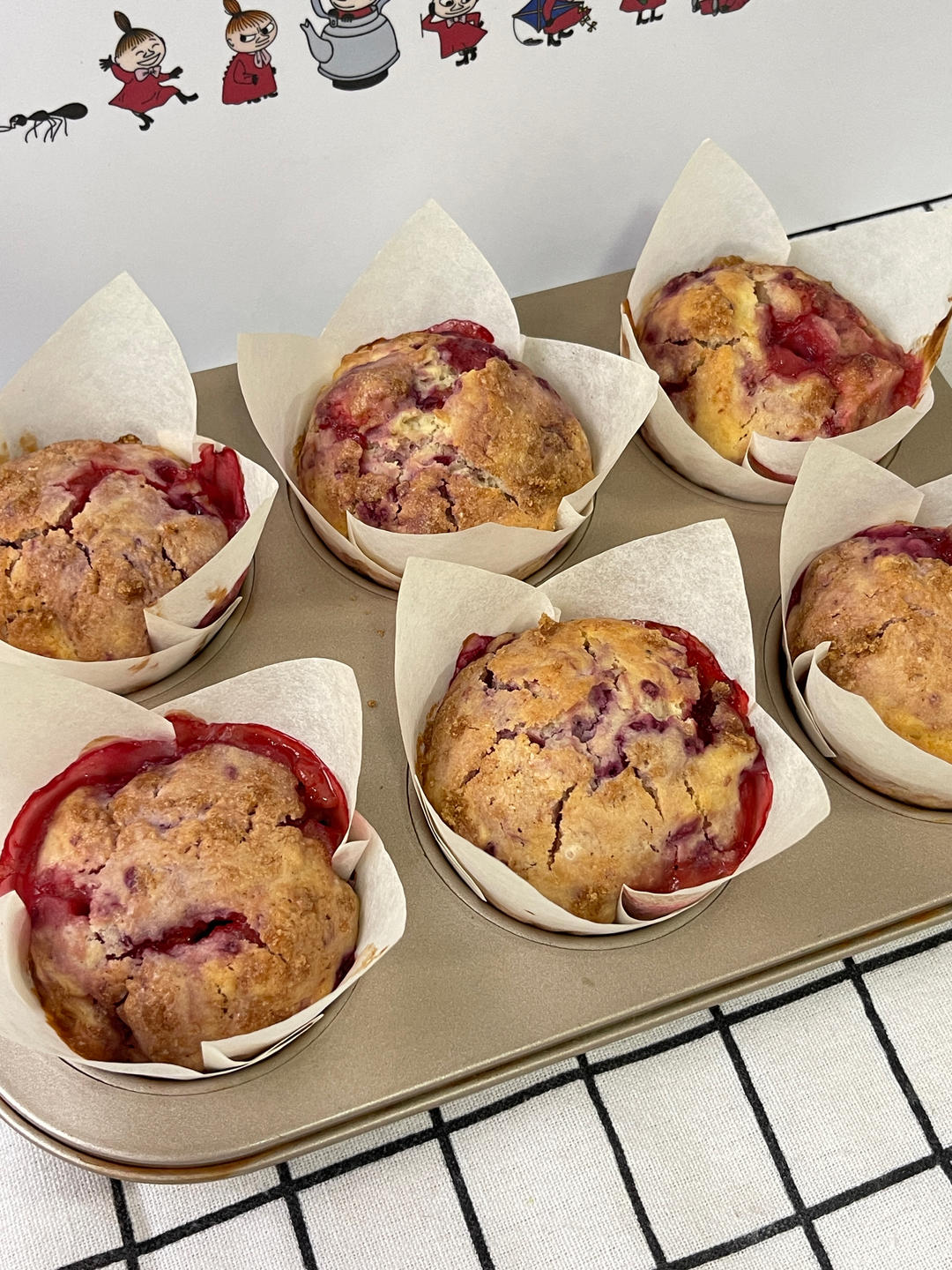 Let's picnic浆果开会优格马芬<Mixed Berry Yogurt Muffin>