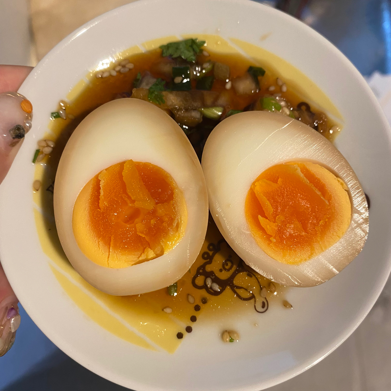 超级下饭的韩式溏心酱鸡蛋太好吃了