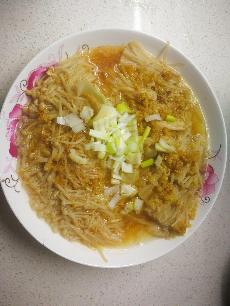 蒜蓉蒸金针菇