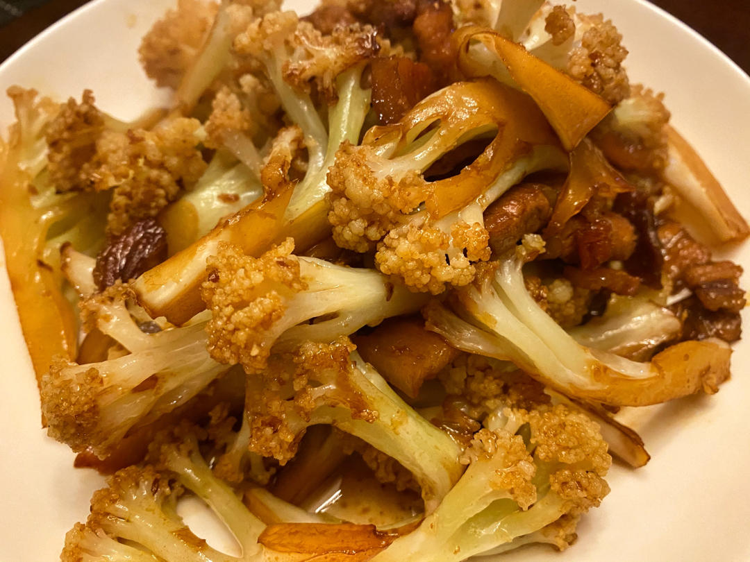 老丁的私房菜-干锅花菜