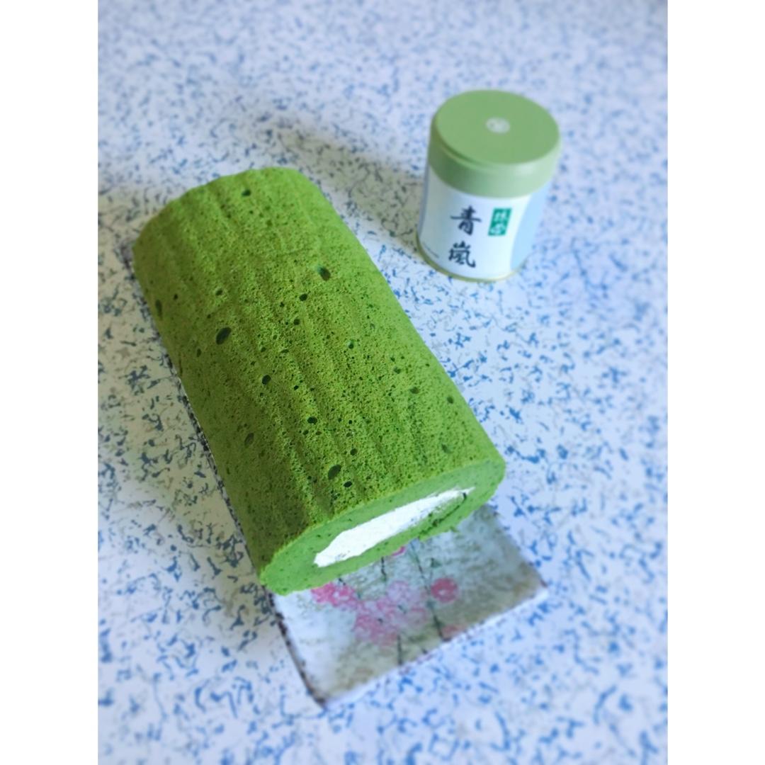 抹茶红豆蛋糕卷（福田淳子版）