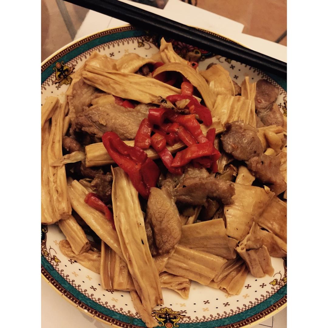 腐竹烧肉