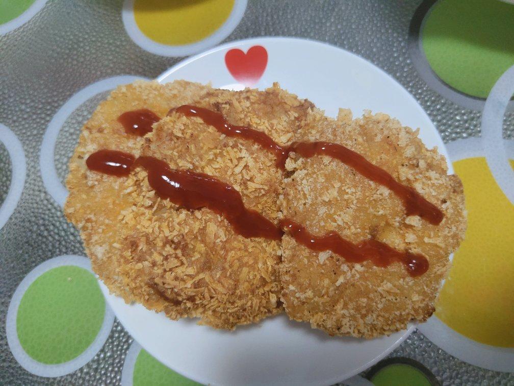 鸡肉可乐饼