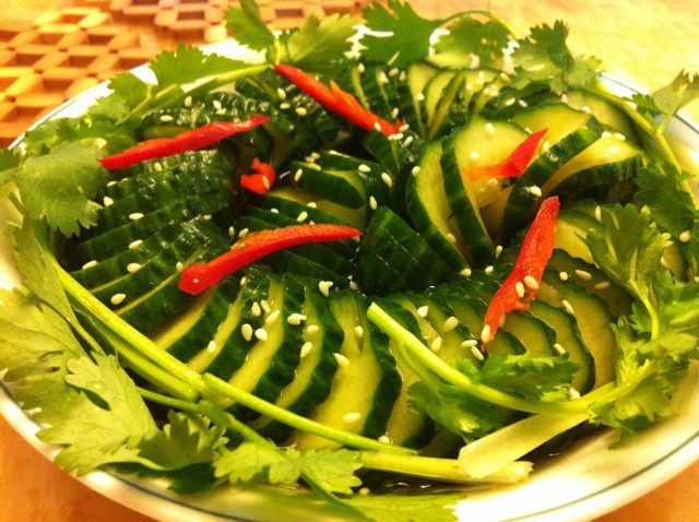 蓑衣凉拌黄瓜