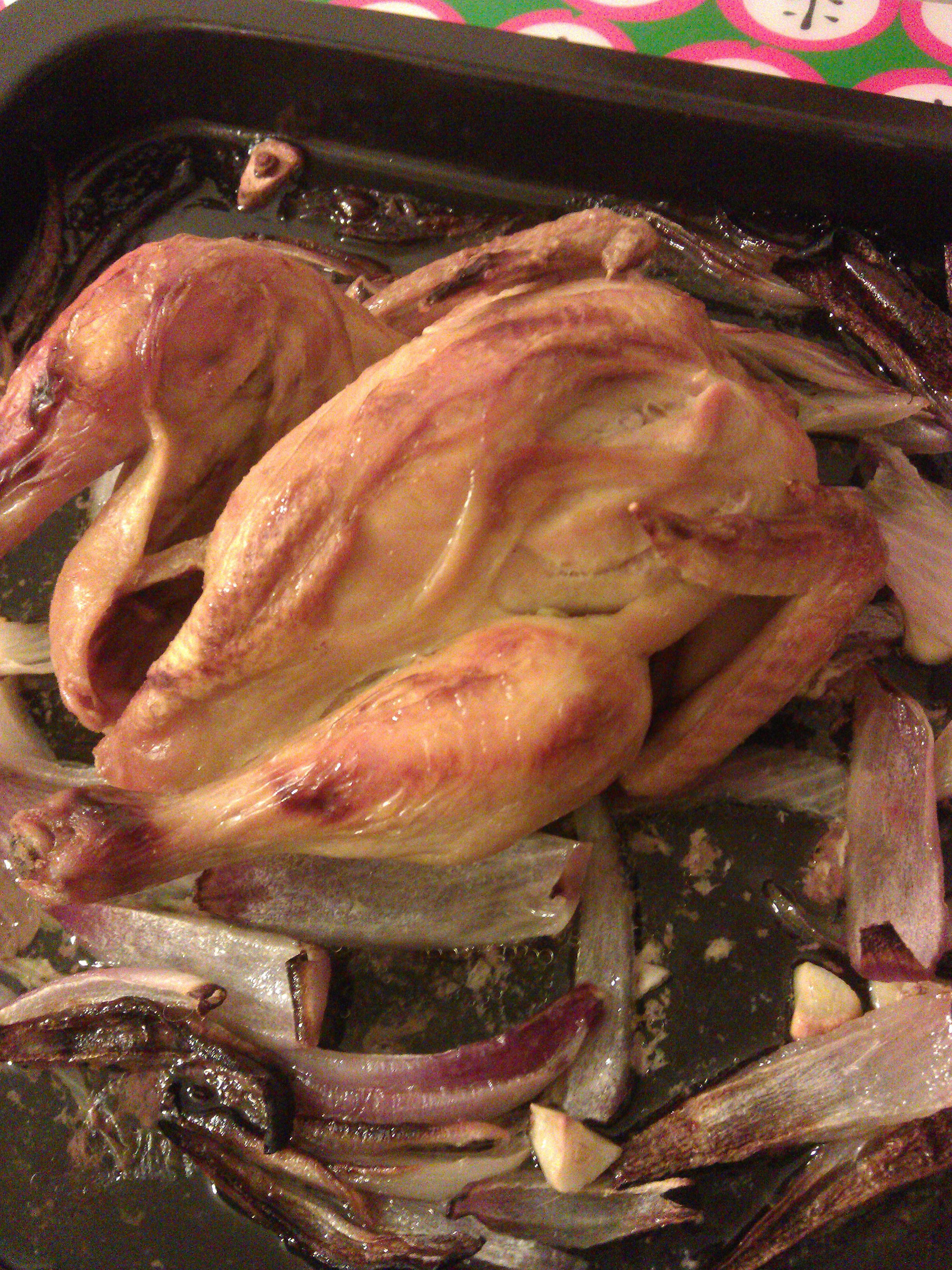 铸铁锅烤箱盐焗鸡