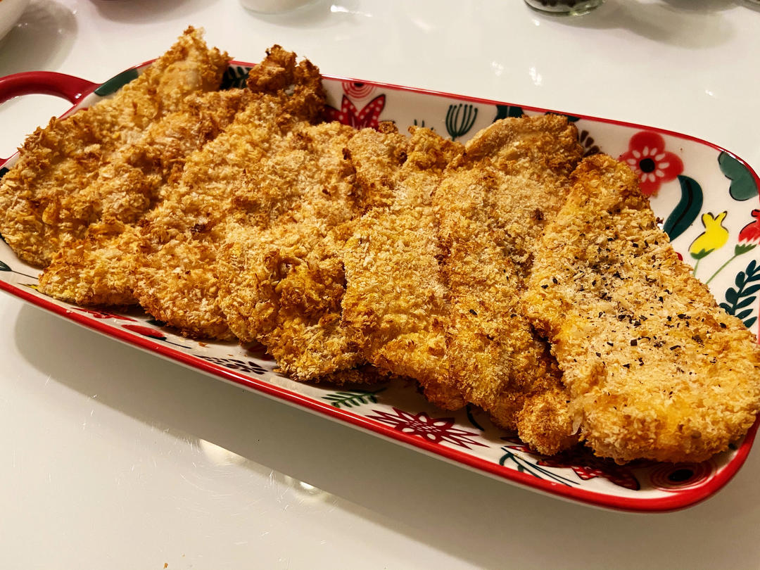 无油脆脆鸡胸肉（空气炸锅）