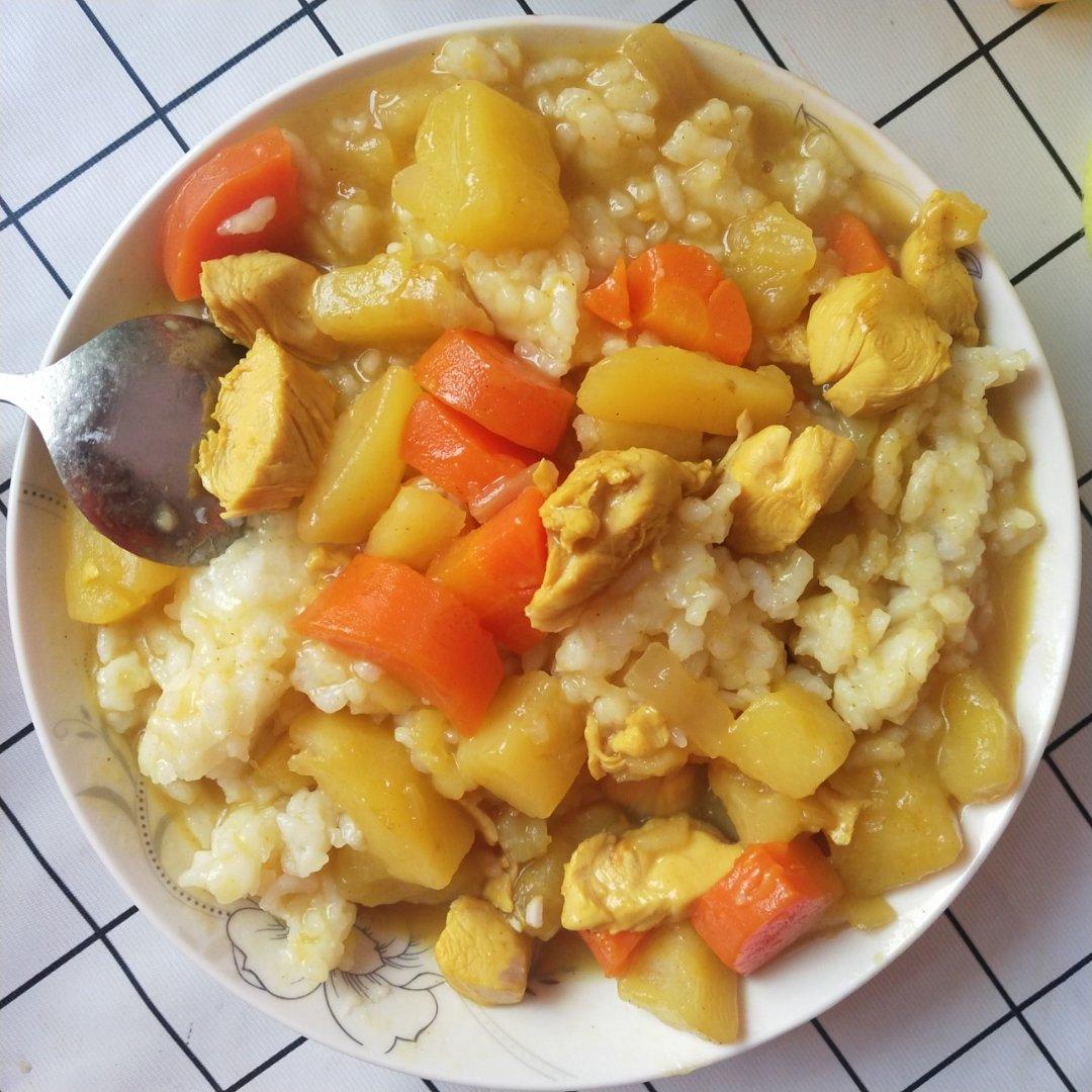 【电饭煲咖喱饭√】寝室学生福音☆ 超简单超好次♪！