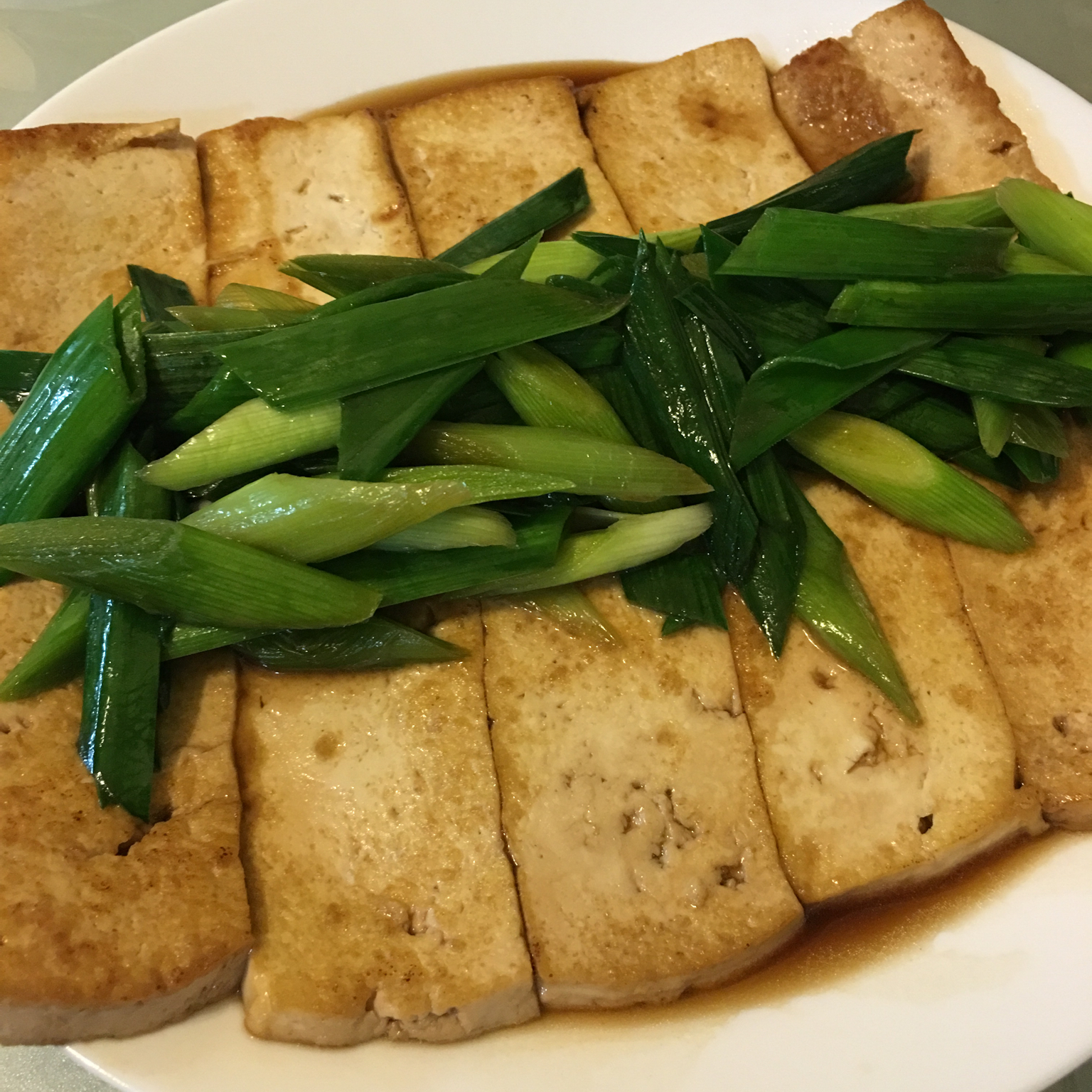 香煎豆腐--家常豆腐