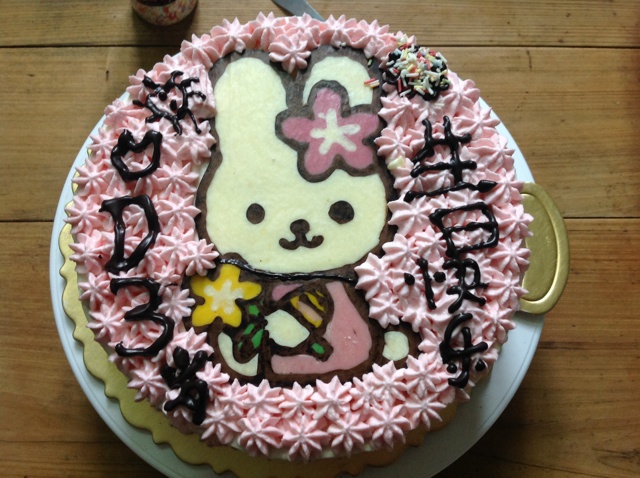 小兔生日蛋糕