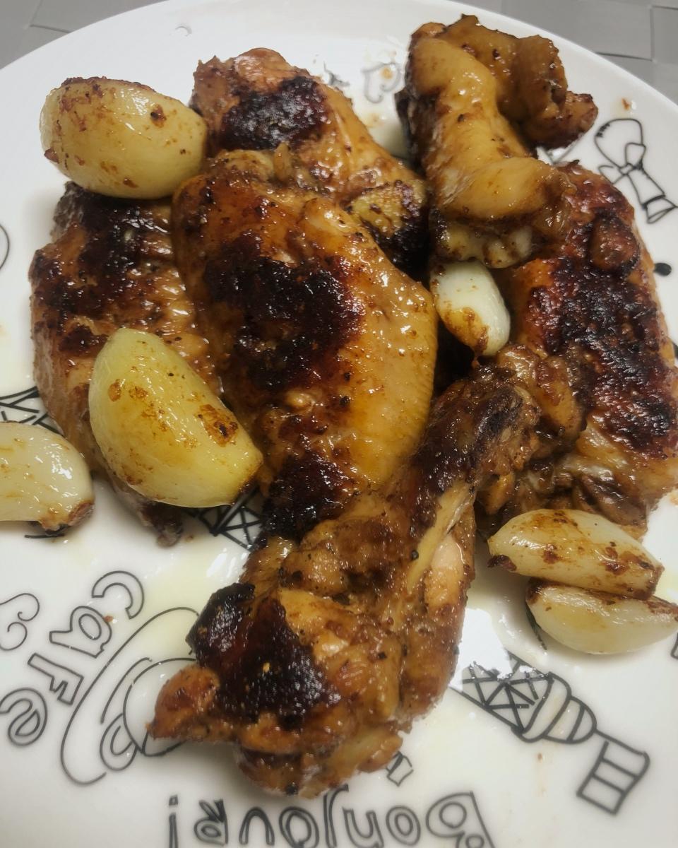 蒜香黑椒鸡翅