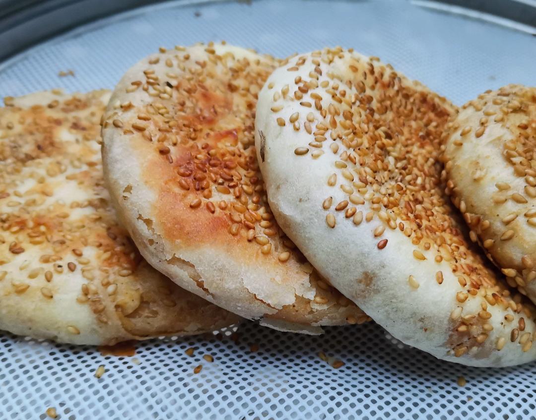 老北京麻酱烧饼 酥香可口 层次分明 附细节视频详解