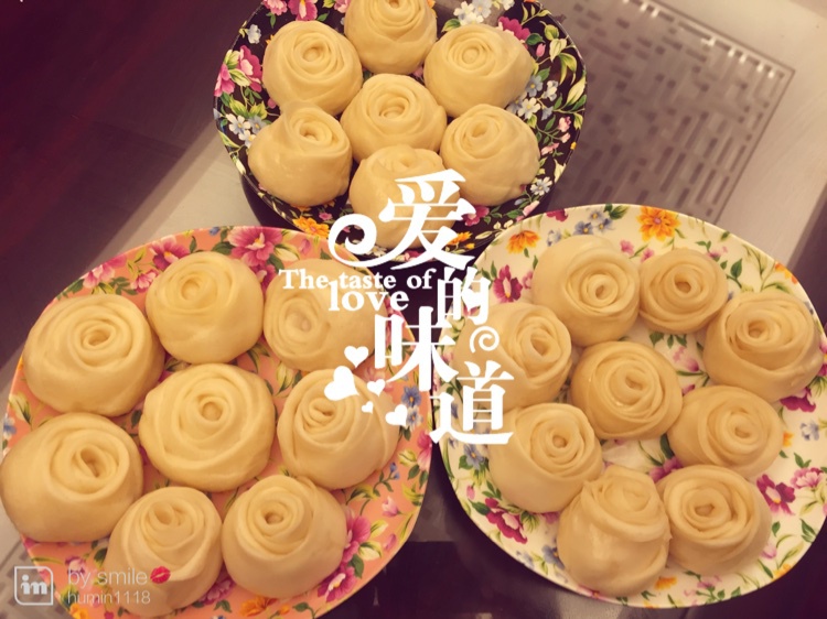 玫瑰花馒头