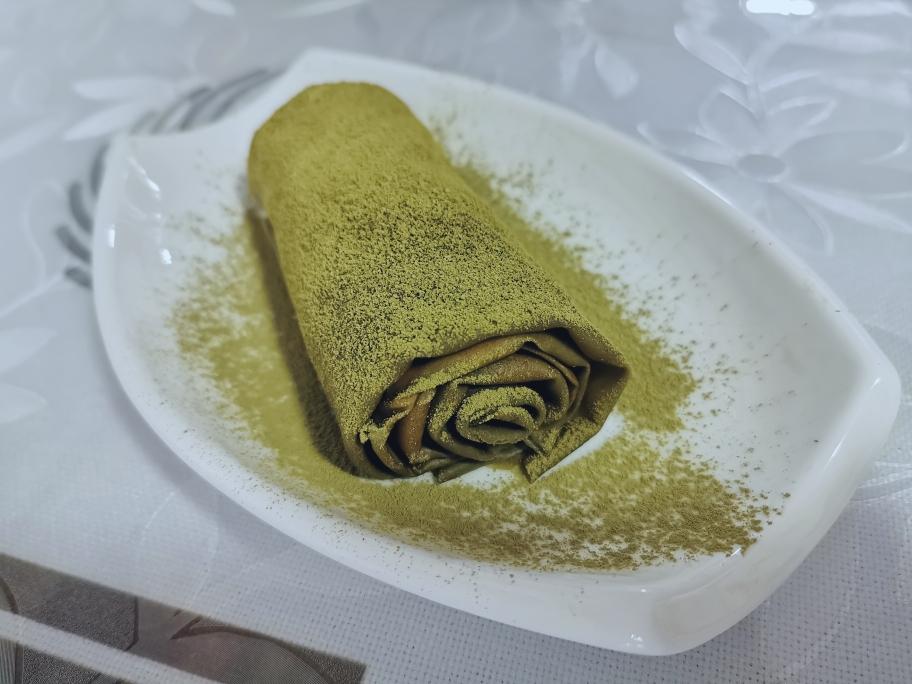 抹茶红薯毛巾卷-班戟粉版（无奶油）