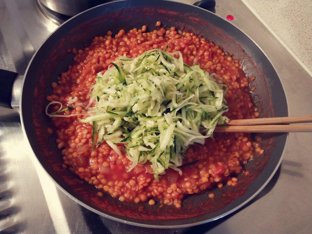 Superfood-小扁豆西葫芦面Lenti Zucchini “noodles”