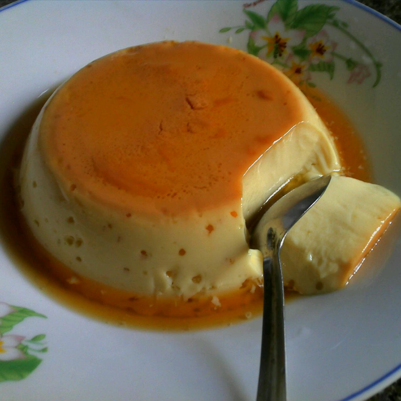 超简易滑又弹的鸡蛋布丁Custard Pudding(详细教程)
