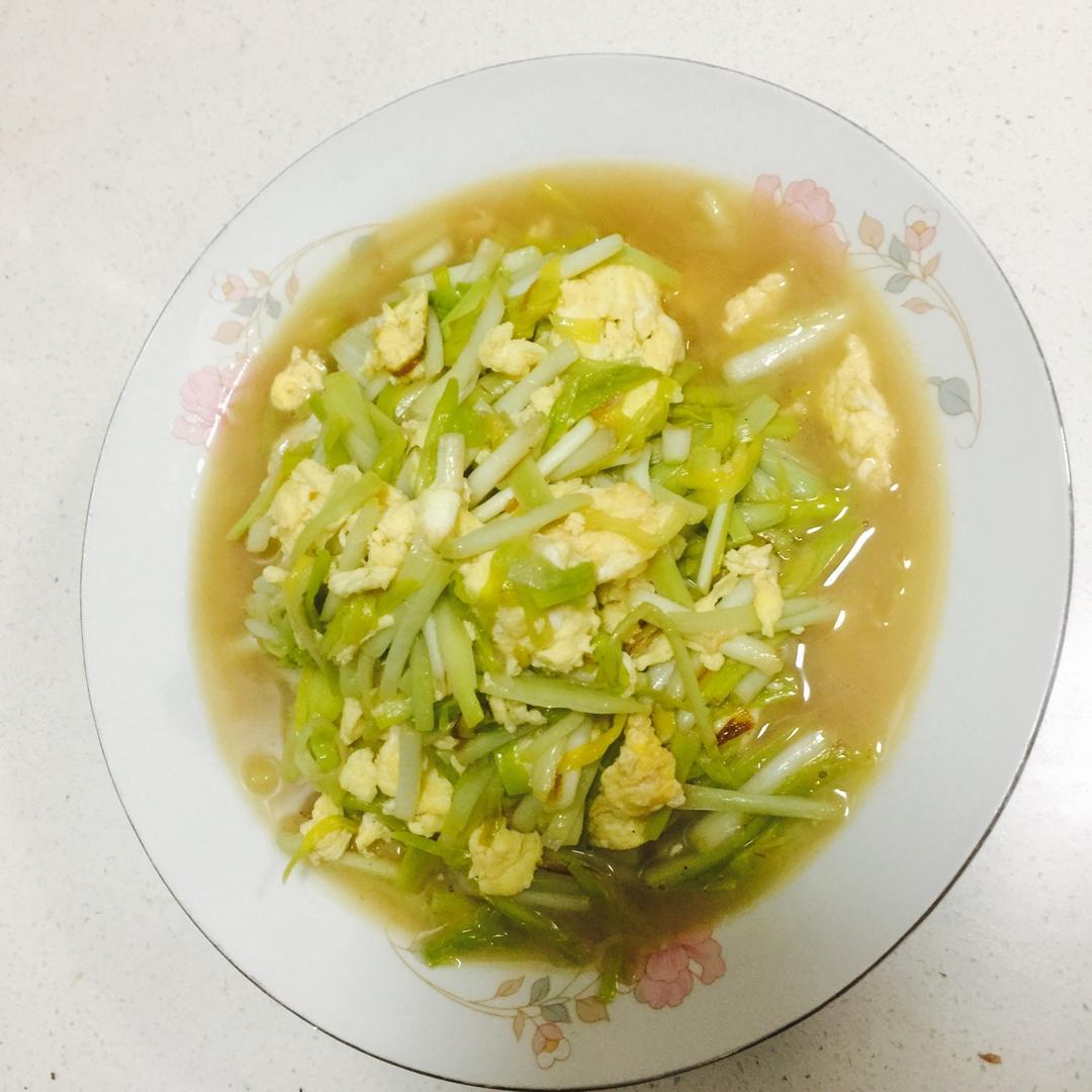 蒜黄炒蛋