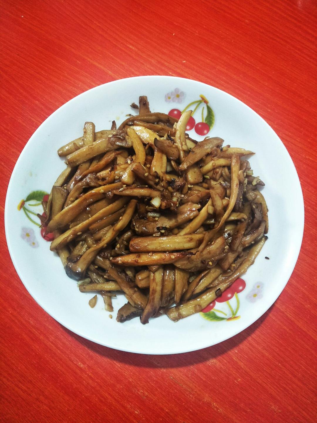 干煸手撕杏鲍菇