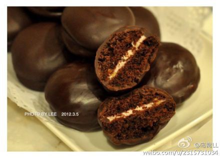 巧克力奶油夹心派