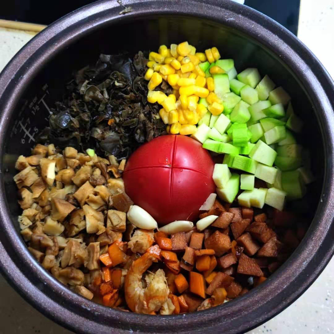 网红焖饭一只番茄饭