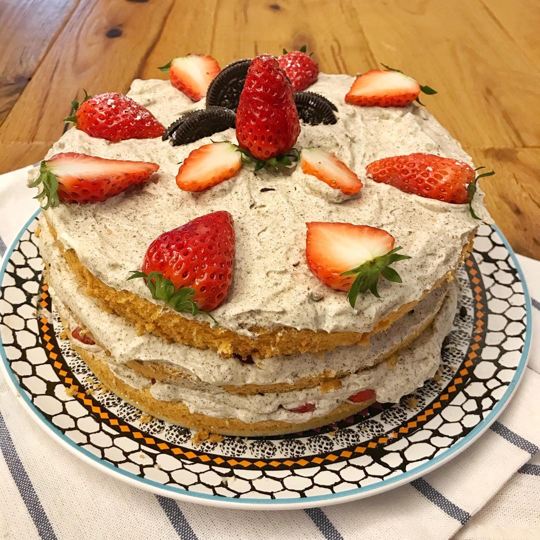 咸奶油奥利奥生日蛋糕