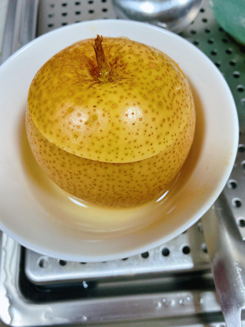 满妈朵朵做的川贝冰糖炖雪梨