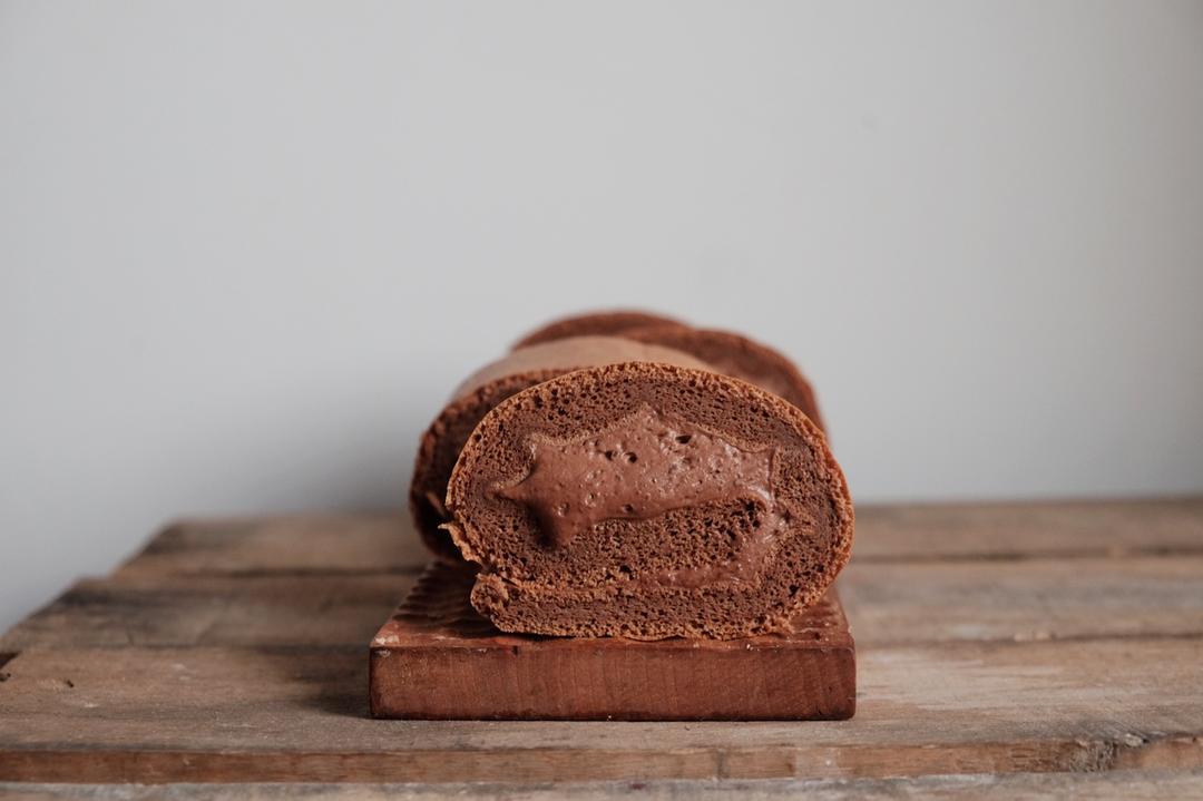 巧克力棉花蛋糕卷