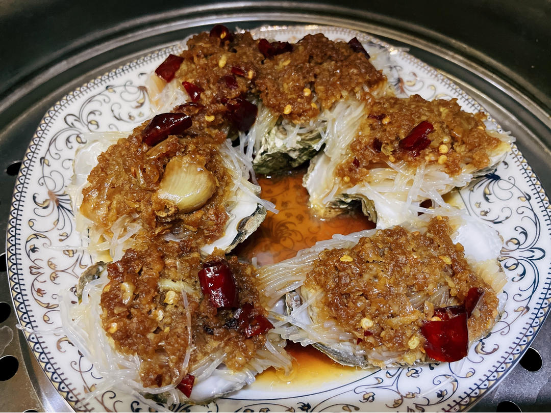 超简单～蒸蒜蓉生蚝