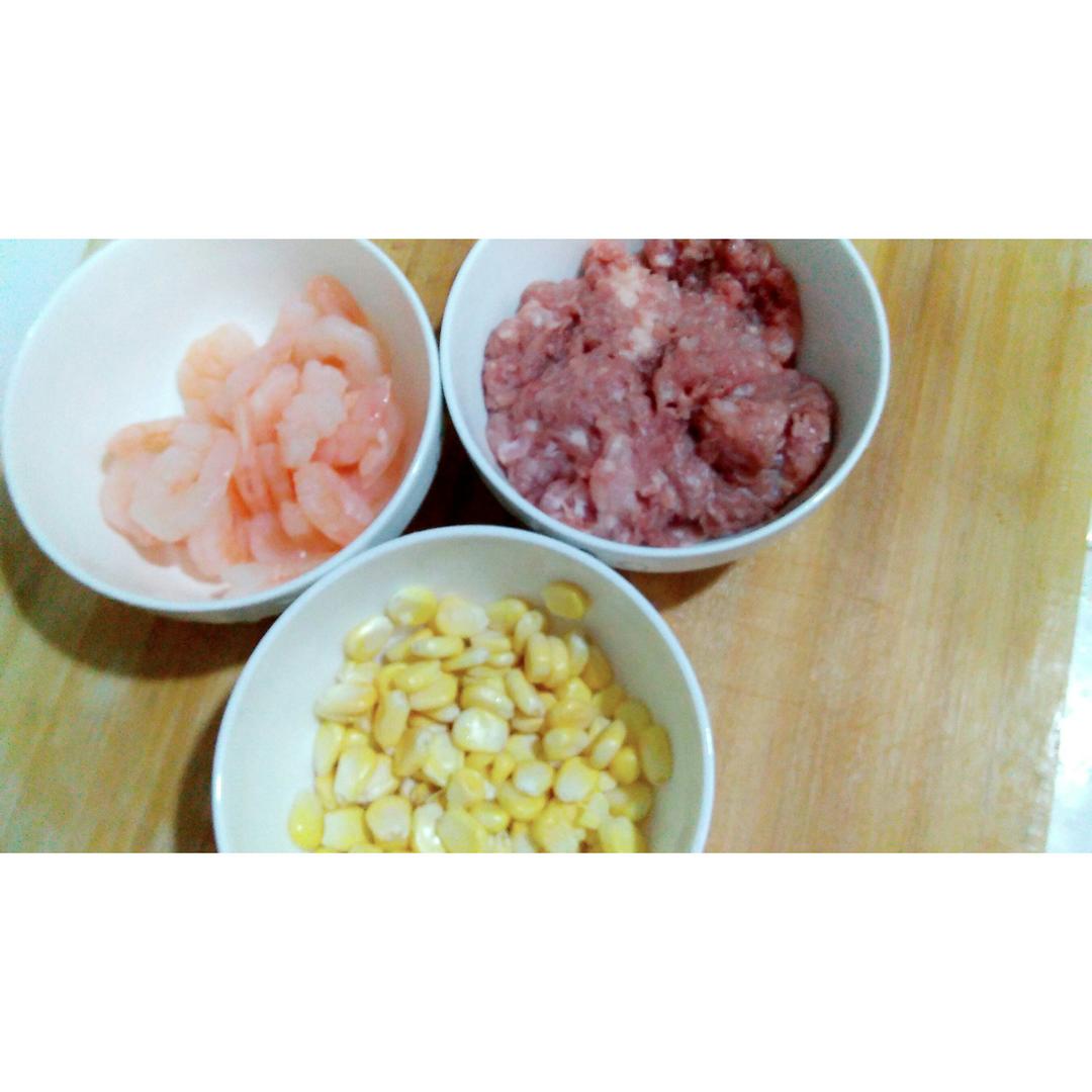 鲜肉虾仁玉米馄饨