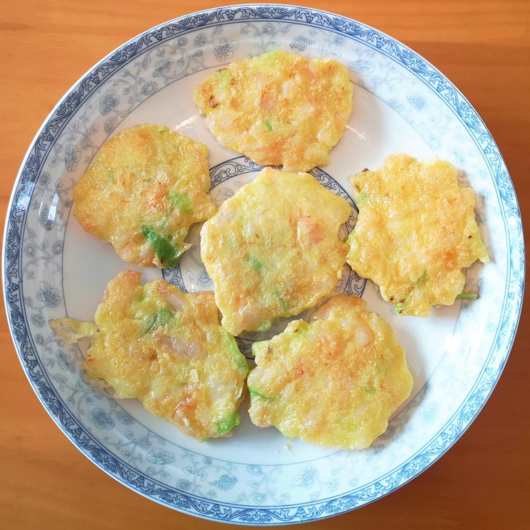 自制虾饼