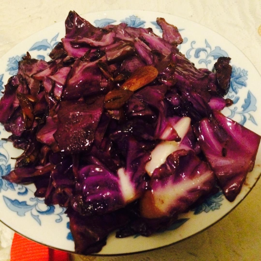 醋溜紫甘蓝