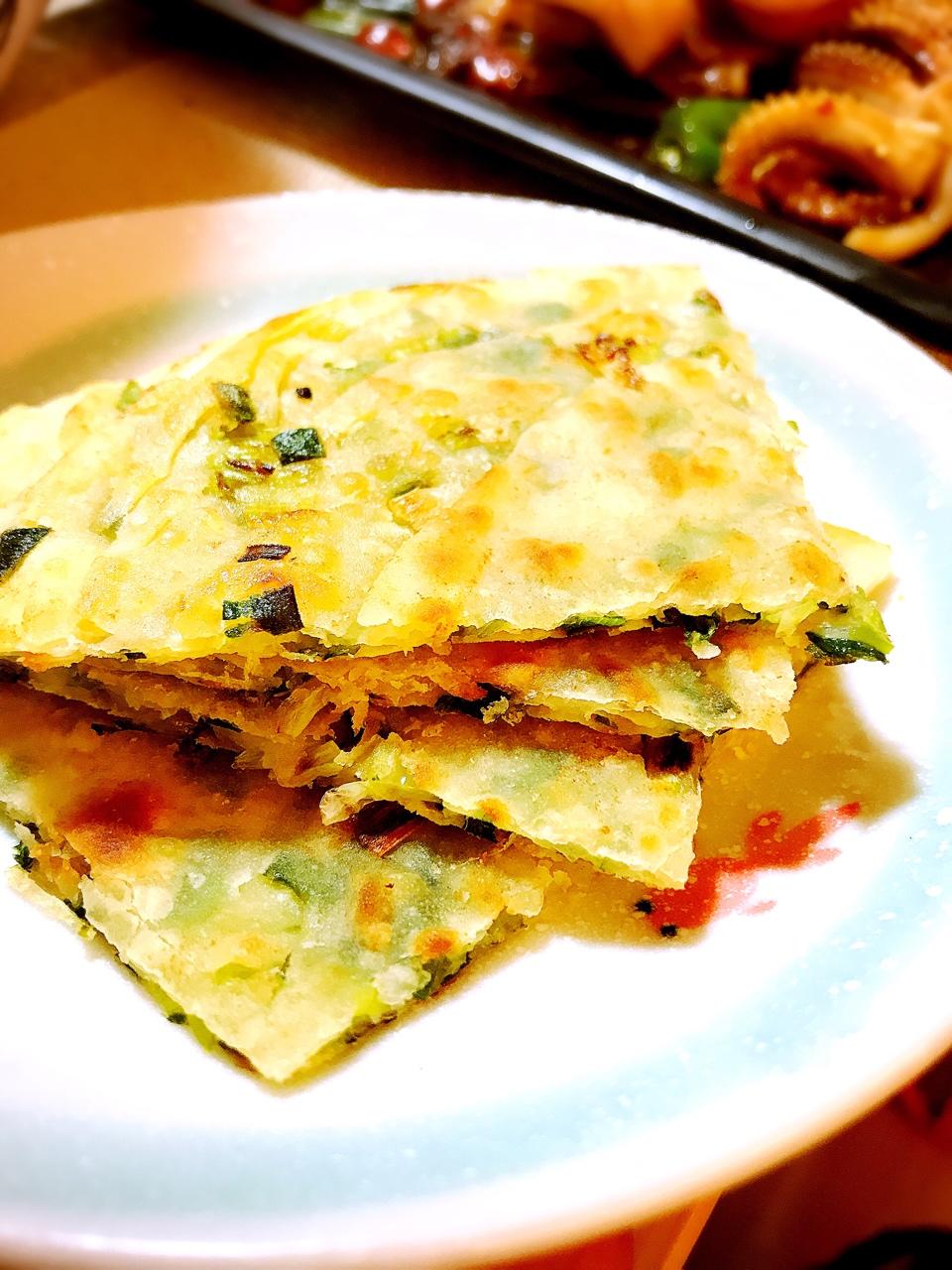 水饺皮｛葱油饼｝