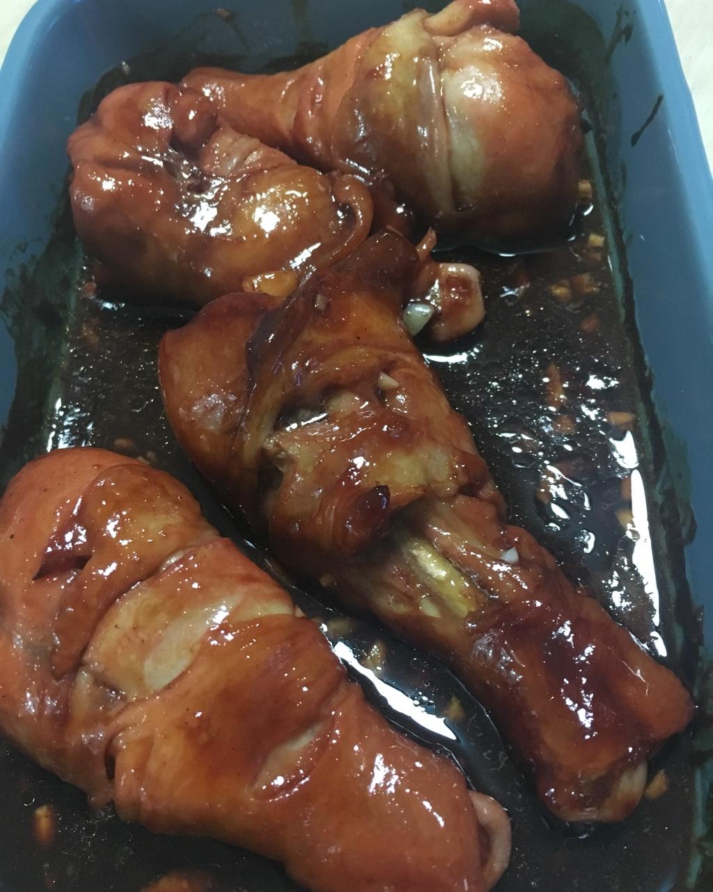 秘制叉烧琵琶鸡腿(零失败！超快手烤箱菜)