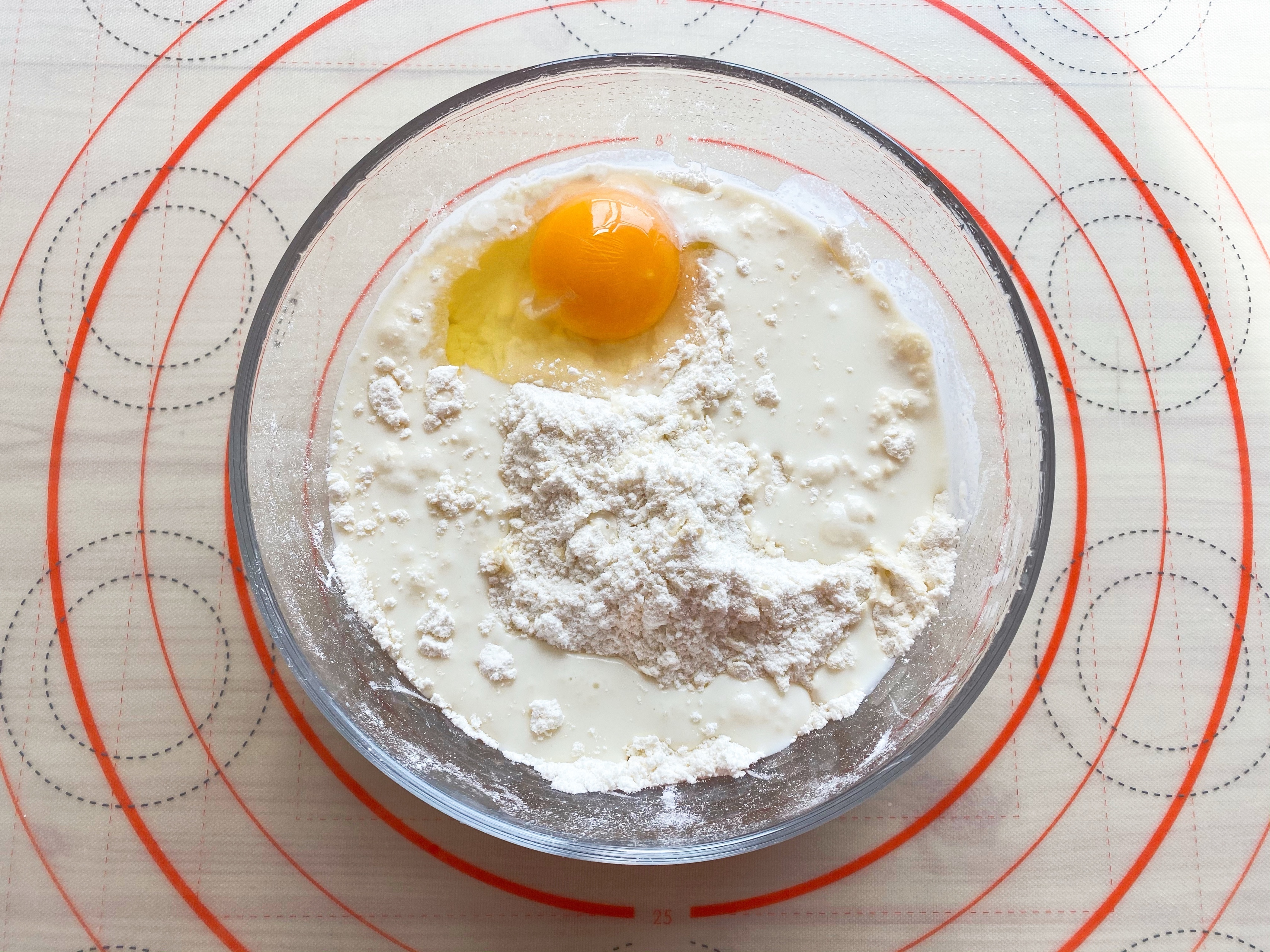 咸香可口❗️一次成功❗️咸蛋黄香葱火腿司康❗️的做法 步骤9