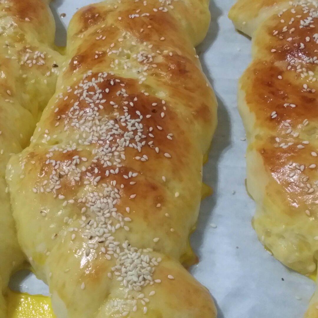 酸奶辫子面包（一次发酵）