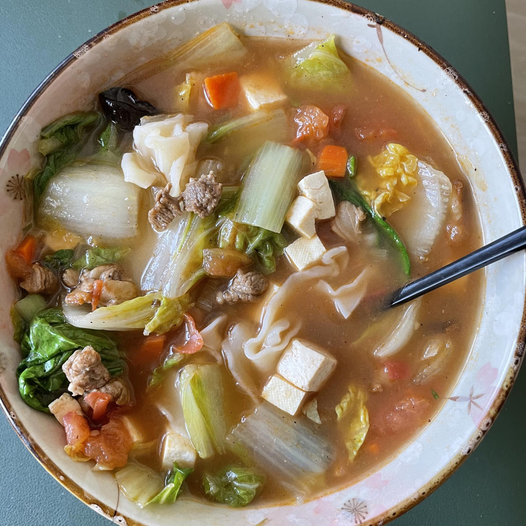 新疆汤饭（揪片子）附揪面片图解