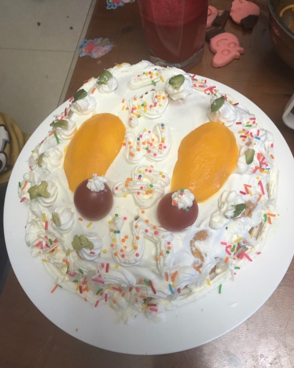戚风纸杯奶油蛋糕