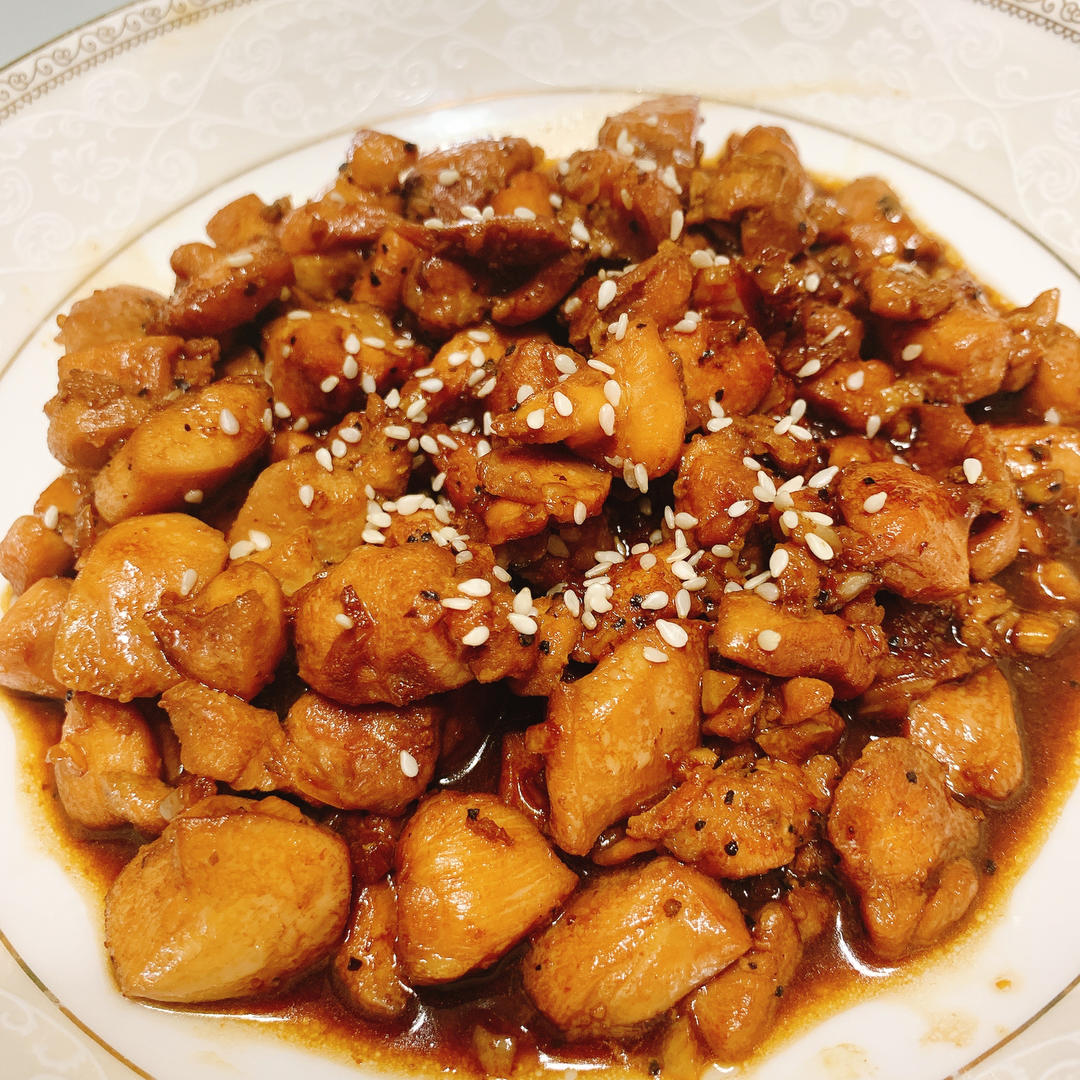 上海流氓猫做的蒜香蜜汁鸡腿肉好吃巨下饭