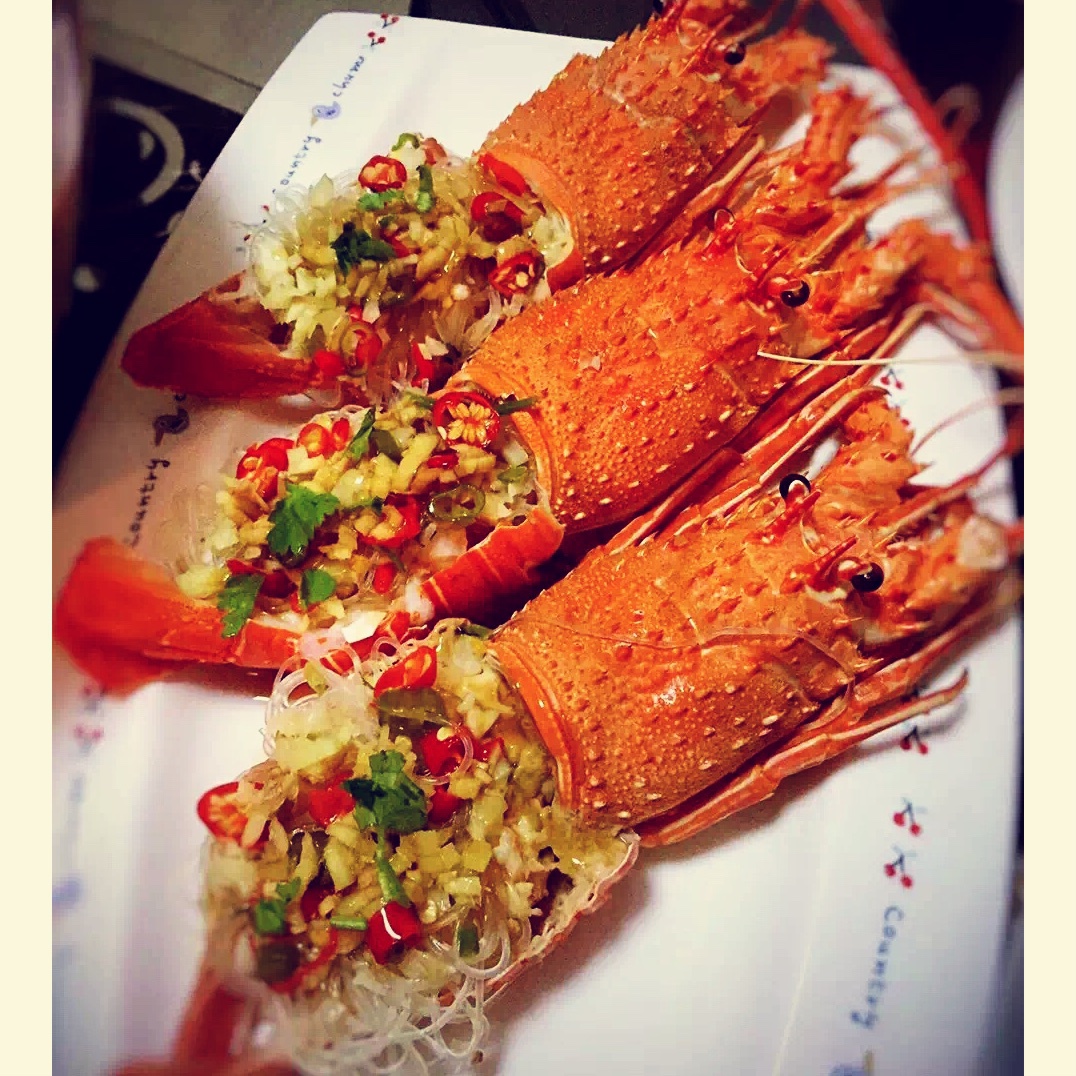 蒜蓉龙虾蒸粉丝