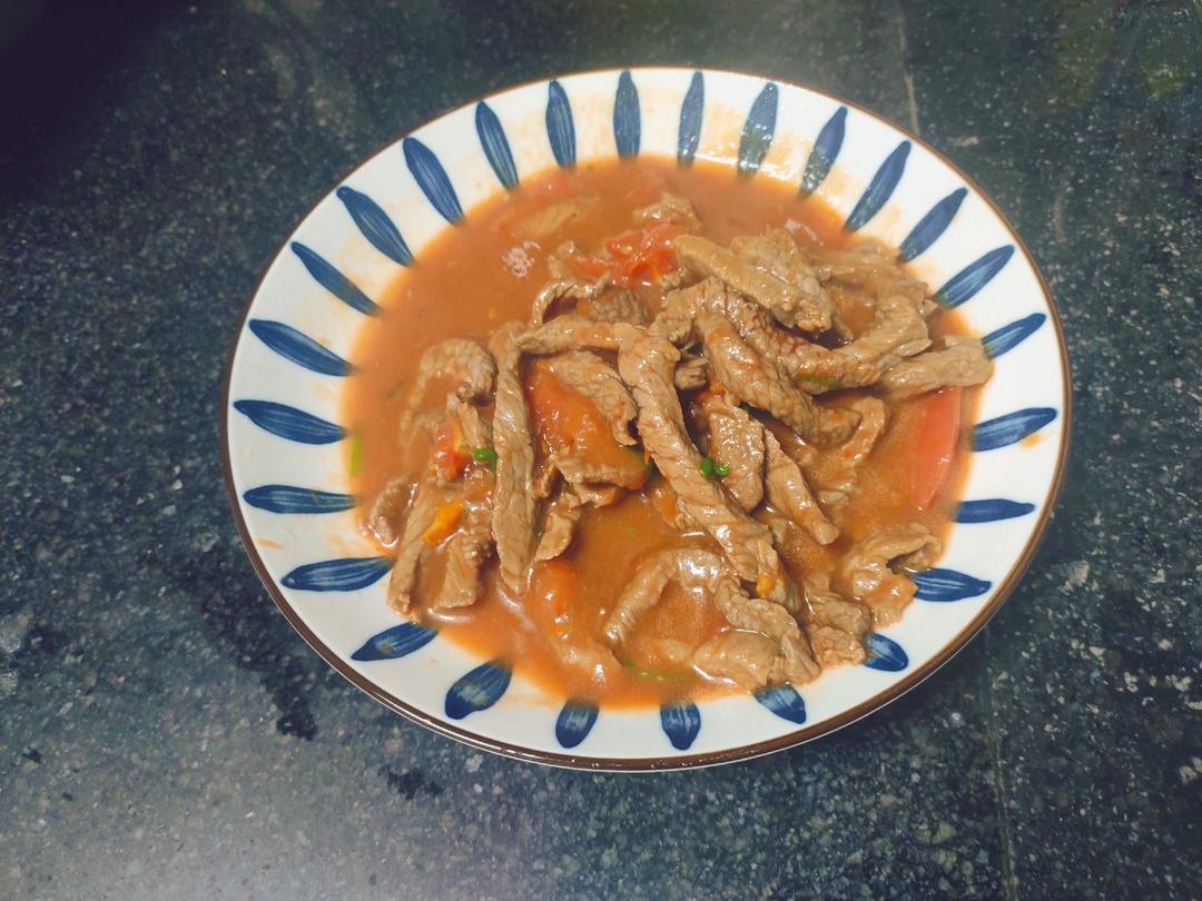 番茄炒牛肉