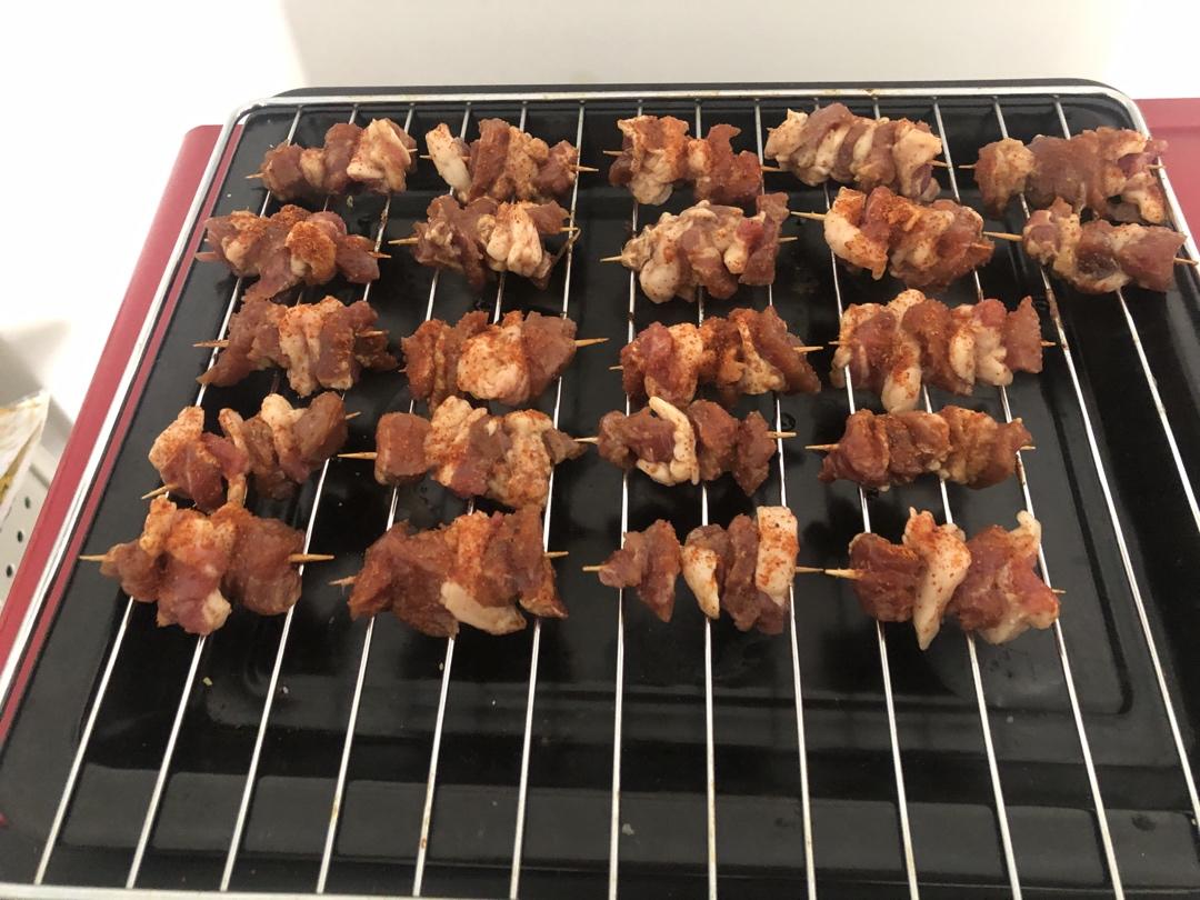 烤羊肉串
（烤箱版）