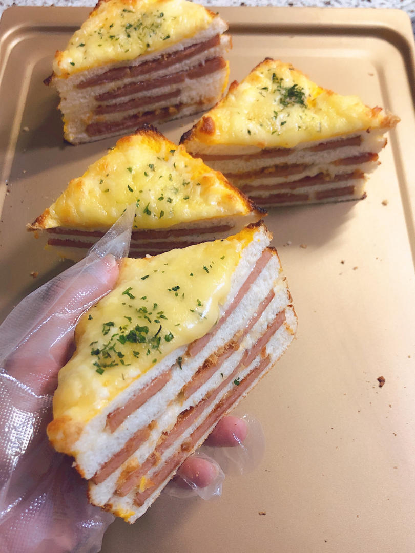 超级好吃的黄金三明治🥪