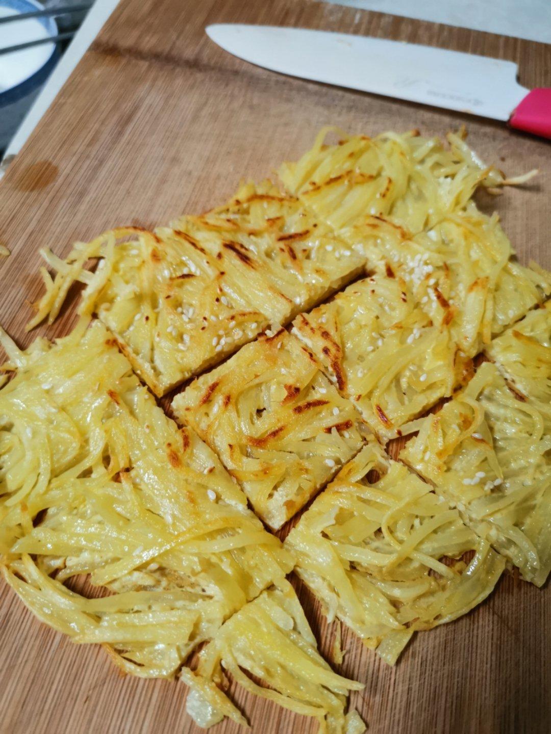 土豆丝鸡蛋饼