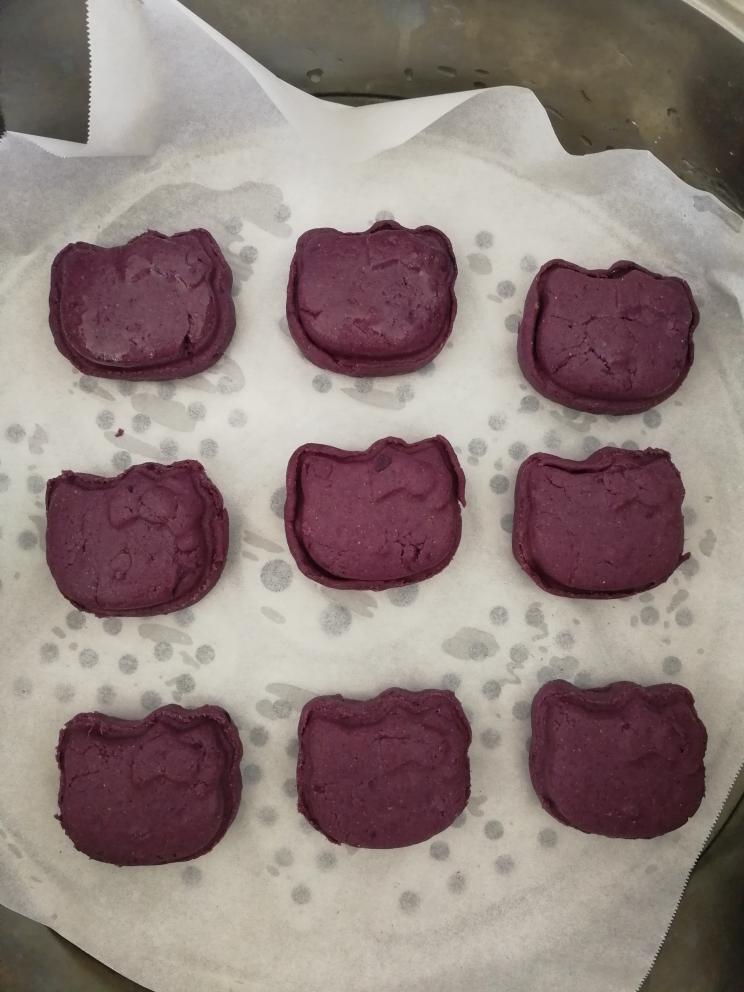 减脂期主食～紫薯黑麦饼