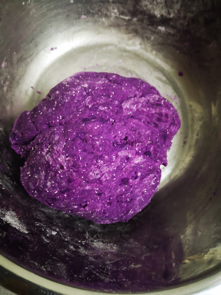 紫薯馒头 宝宝超爱吃的做法 步骤5