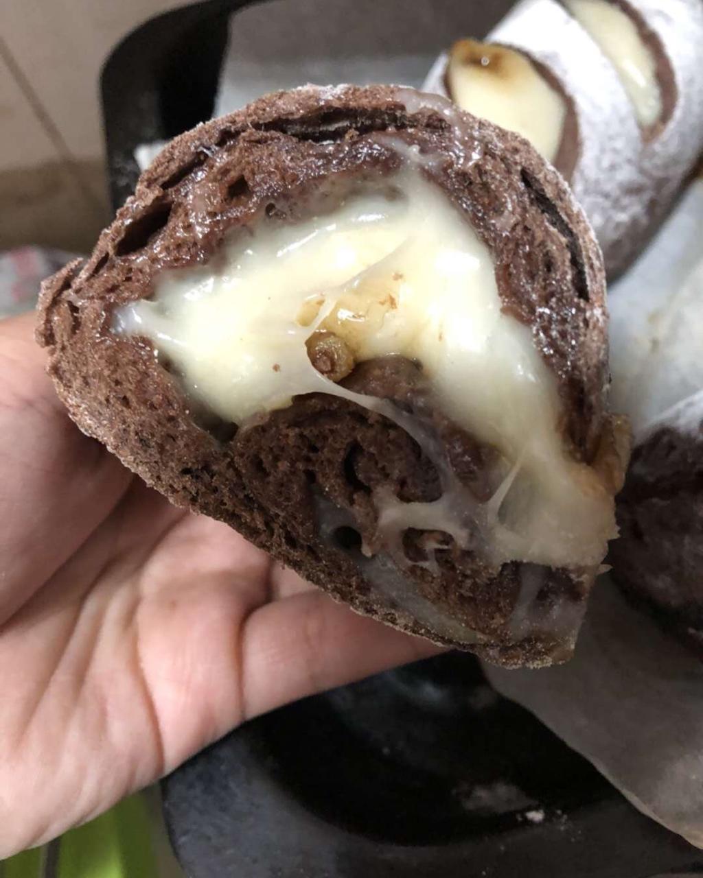 麻薯核桃夹心软欧包