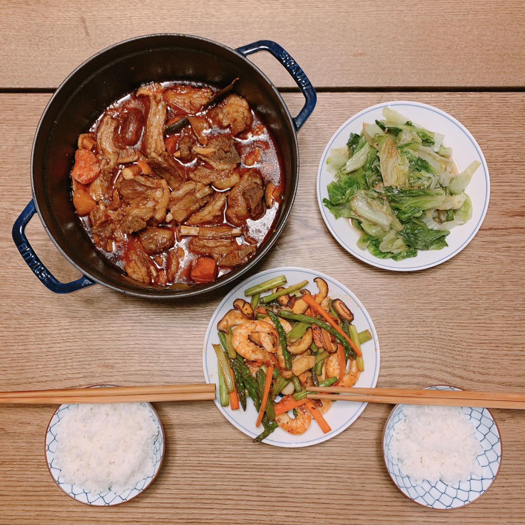 胖皮家吃饭の日常