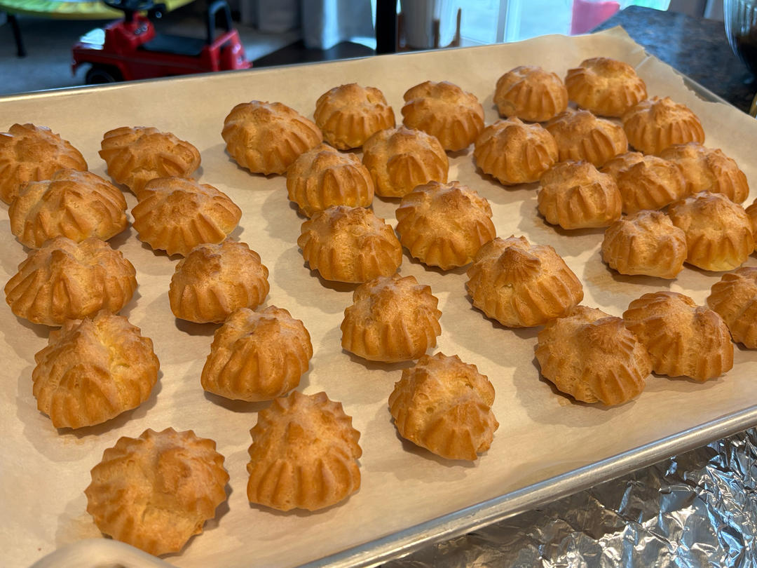 简单易成功的奶油小泡芙做法