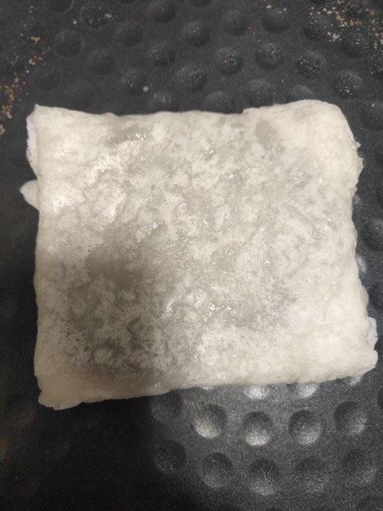 快手懒人免揉糯米红豆饼 无需揉面 包馅的糯米饼 超薄皮 消耗红豆沙 玉子烧厚蛋烧锅不粘锅平底锅妙用